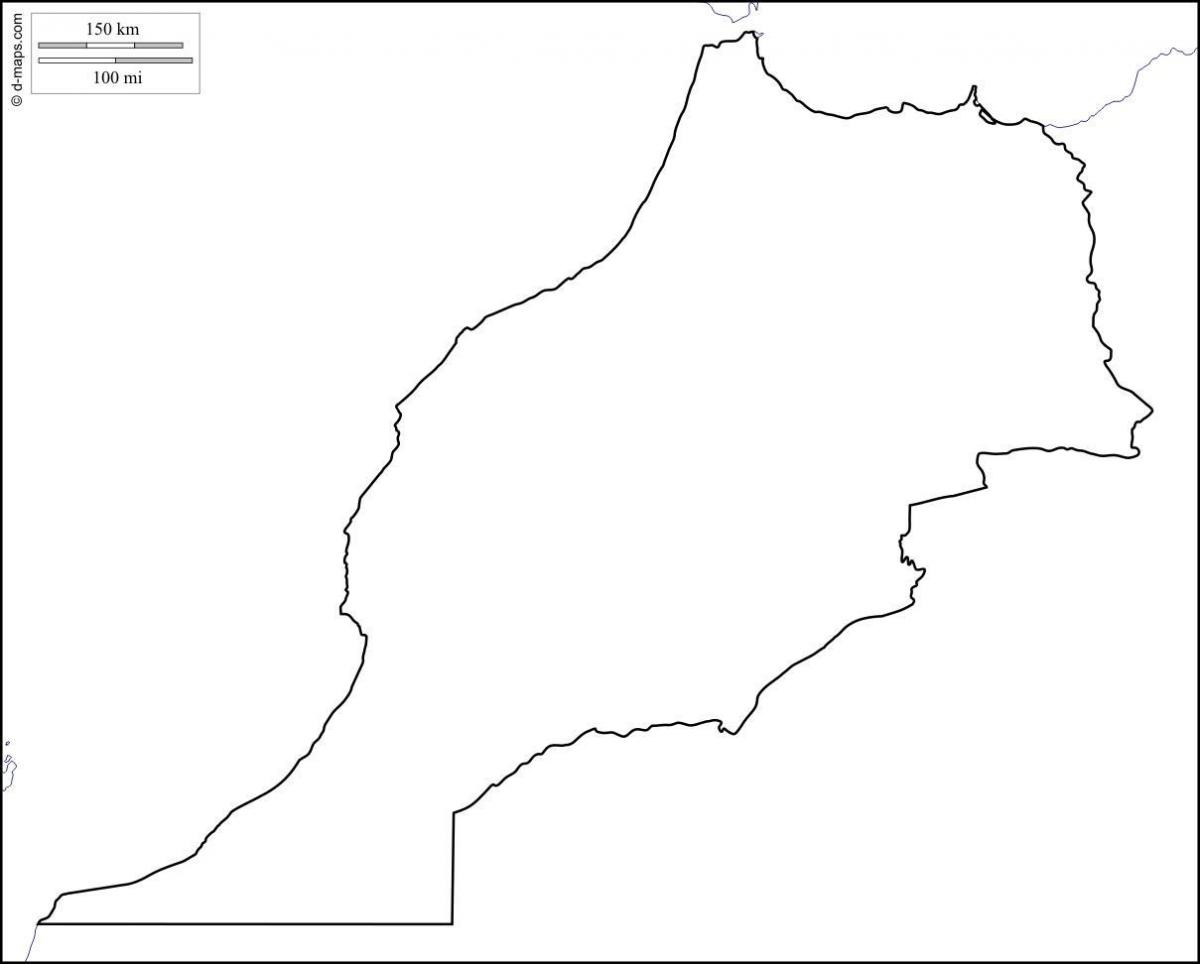 خريطة ملامح المغرب